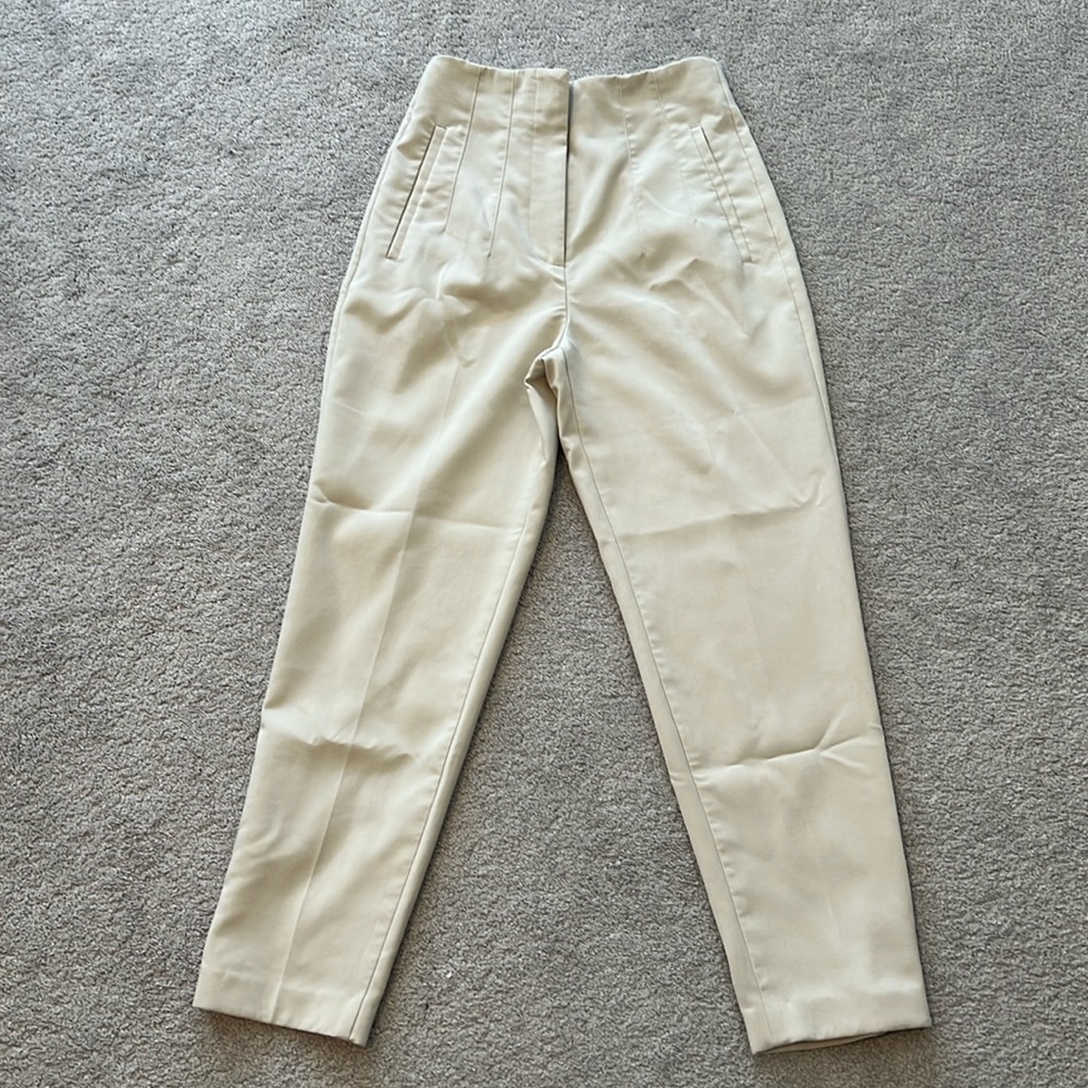 Women’s Zara high waist pleated trousers